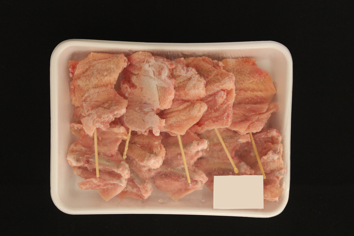 国産　手羽先串